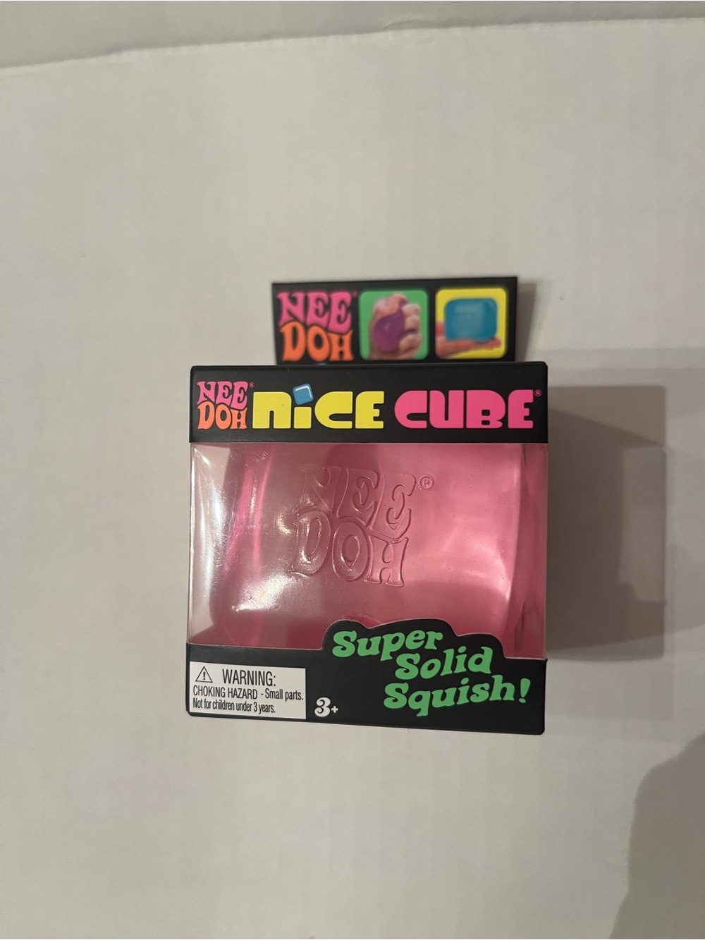 NeeDoh Nice Cube! Squishy Toy - Pink